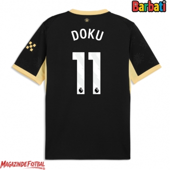 Manchester City Jeremy Doku #11 Tricou Fotbal Replică 2026-27 Barbati Deplasare
